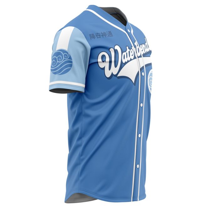 Custom Waterbenders Baseball Jersey - Personalized Name & Number - Blue Sports Fan Gear - Image 4