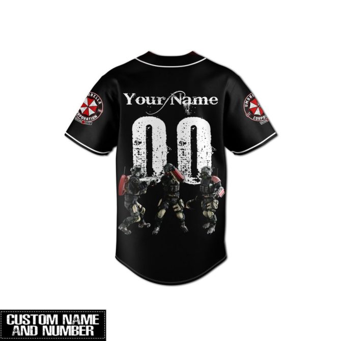 Custom Raccoon City Baseball Jersey – Personalized Name & Number – Unique Gift! - Image 3