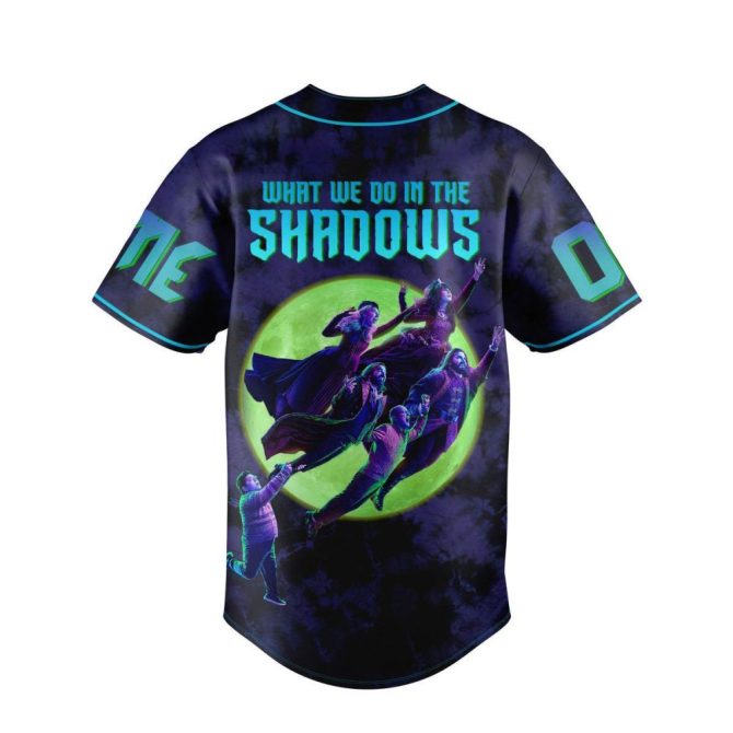 Customizable 'What We Do In The Shadows' Baseball Jersey - Add Your Name & Number! - Image 3