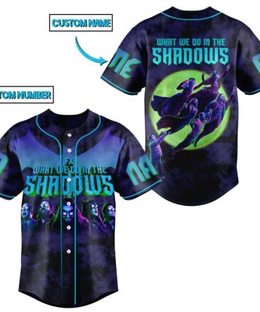 Customizable 'What We Do In The Shadows' Baseball Jersey - Add Your Name & Number!