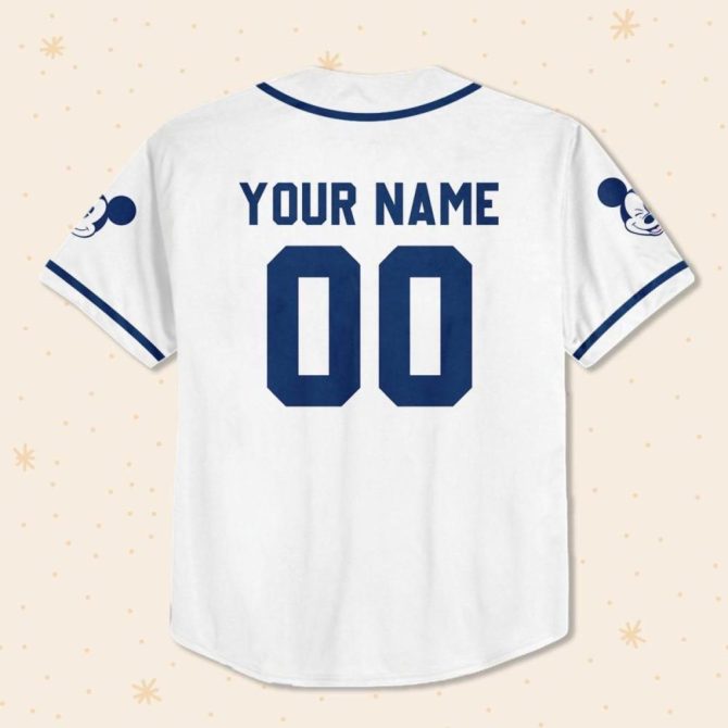 Custom Disney Baseball Jersey - Personalized Name & Number For Kids, Youth, Adults - Unique Gift! - Image 4