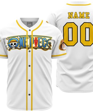 Custom One Piece Baseball Jersey – Personalized Anime Fan Gear With Your Name!
