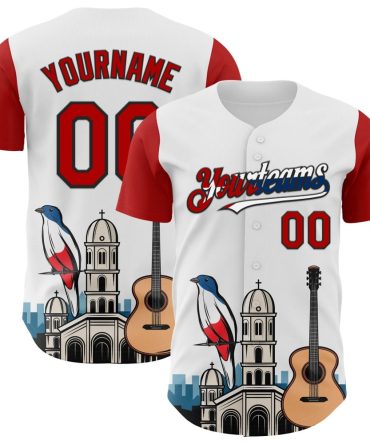 Custom Team Baseball Jersey - Personalized Name & Number, Stylish Design