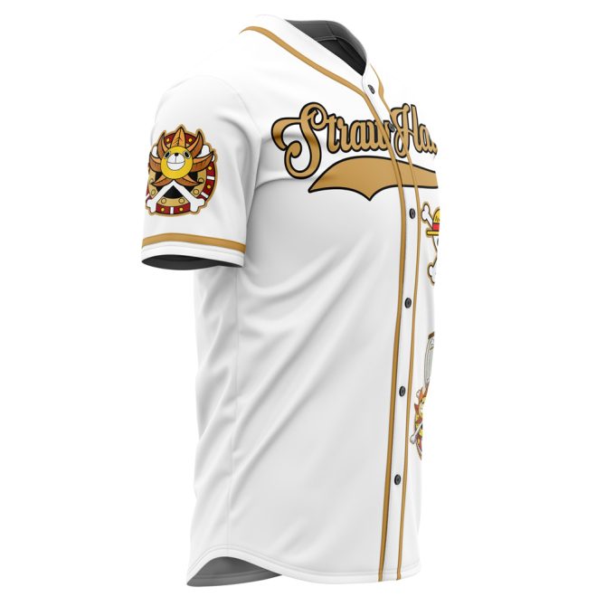 Custom Straw Hats Baseball Jersey - Personalized Pirate Design, Unisex, Premium Quality - Image 4