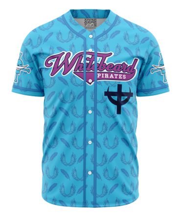 Anime-Inspired Blue Pirate Jersey - Unique Design, Perfect For Fans & Casual Wear