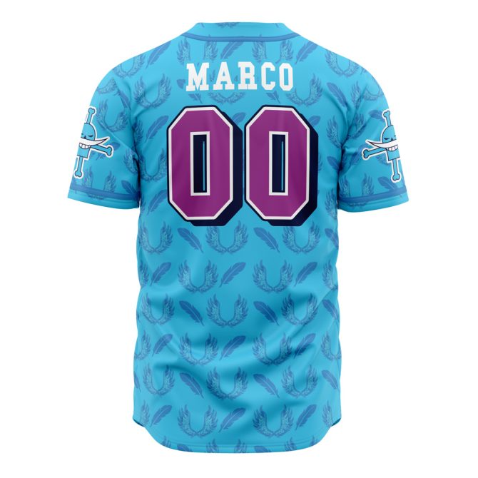 Anime-Inspired Blue Pirate Jersey - Unique Design, Perfect For Fans & Casual Wear - Image 3