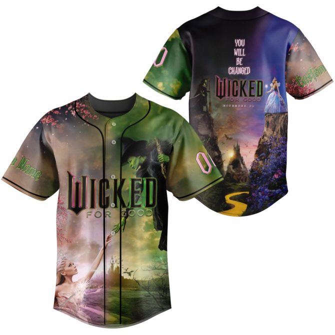 Custom Wicked Baseball Jersey - Personalize With Name & Number - Limited Edition Design! - Image 2
