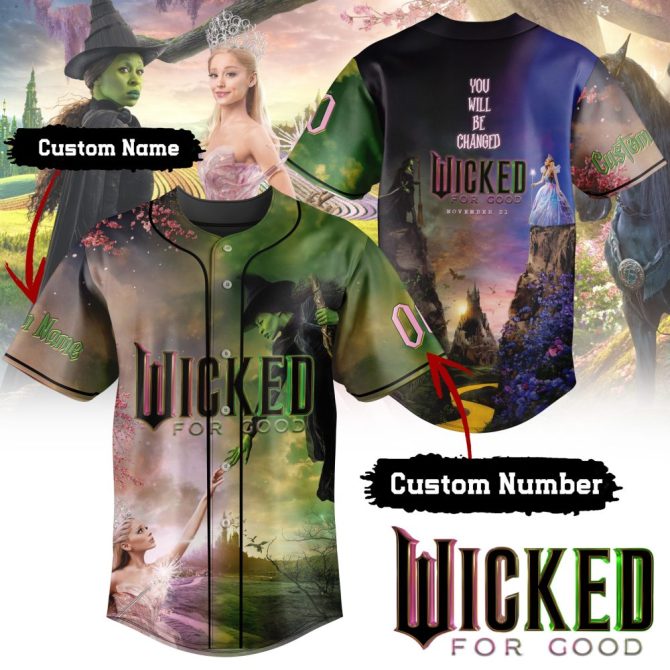 Custom Wicked Baseball Jersey - Personalize With Name & Number - Limited Edition Design!