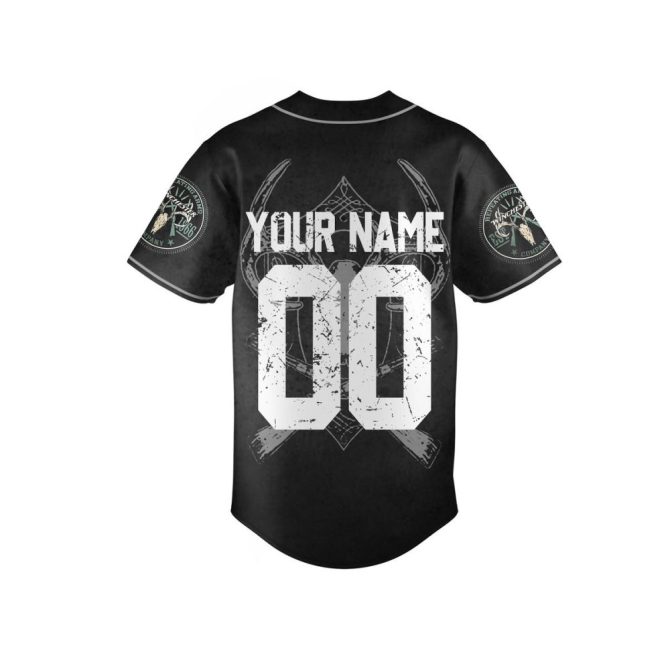Customizable Vintage Baseball Jersey - Add Your Name & Number - Unique Design - Image 3