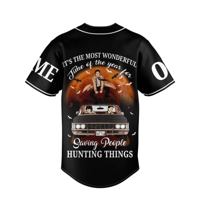 Custom Name & Number Winchester Brothers Baseball Jersey - Perfect Gift For Fans! - Image 3