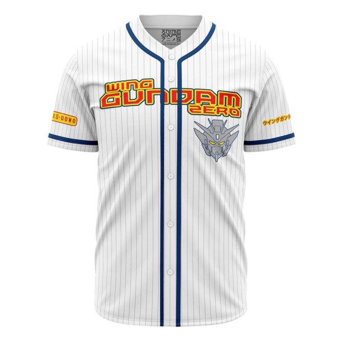 Custom Wing Gundam Zero Baseball Jersey – Personalized Anime Sportswear - Image 2