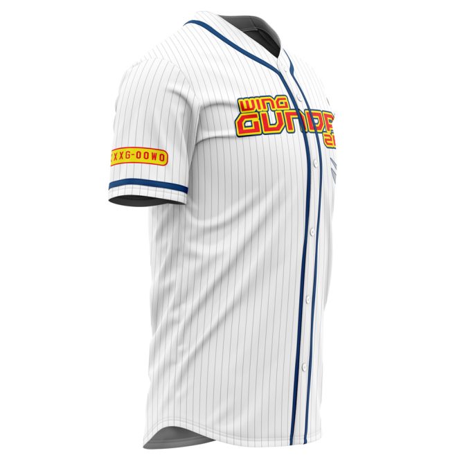 Custom Wing Gundam Zero Baseball Jersey – Personalized Anime Sportswear - Image 4