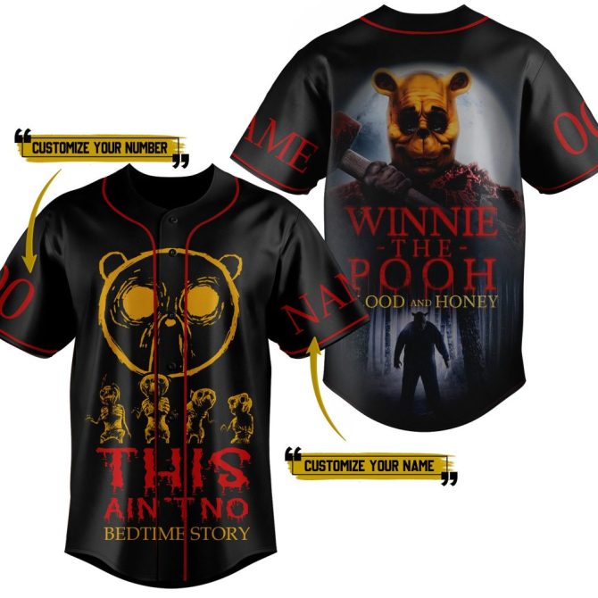 Custom Horror-Themed Baseball Jersey - Personalize Name & Number