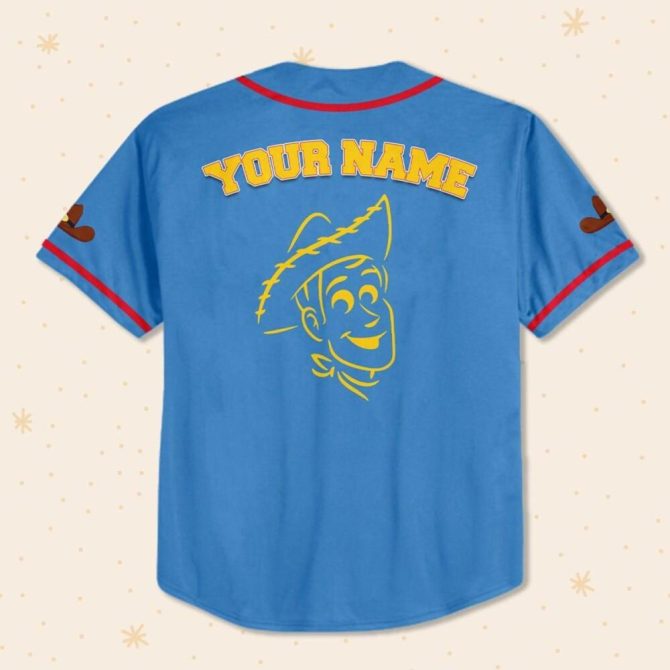 Custom Toy Story Baseball Jersey - Personalized Kids/Youth/Adult Sizes - Image 4