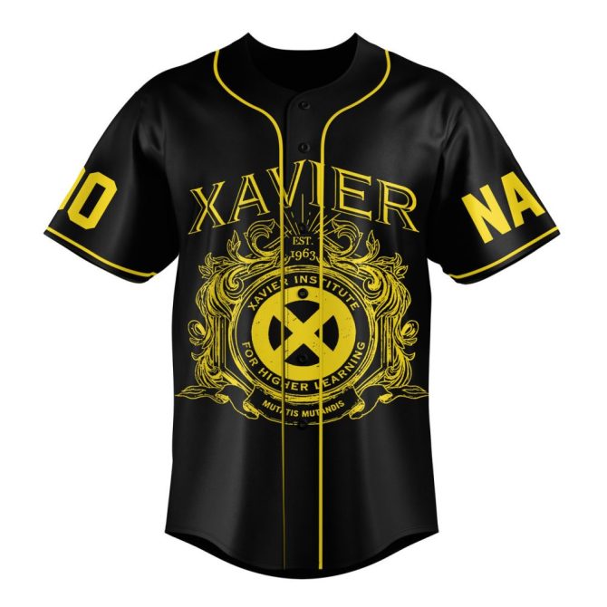 Customizable X-Men Baseball Jersey - Add Your Name & Number - Perfect Gift For Fans - Image 2
