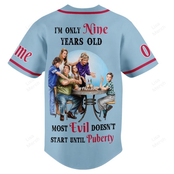 Customizable Young Sheldon Baseball Jersey - Unique Design For Fans - Image 3