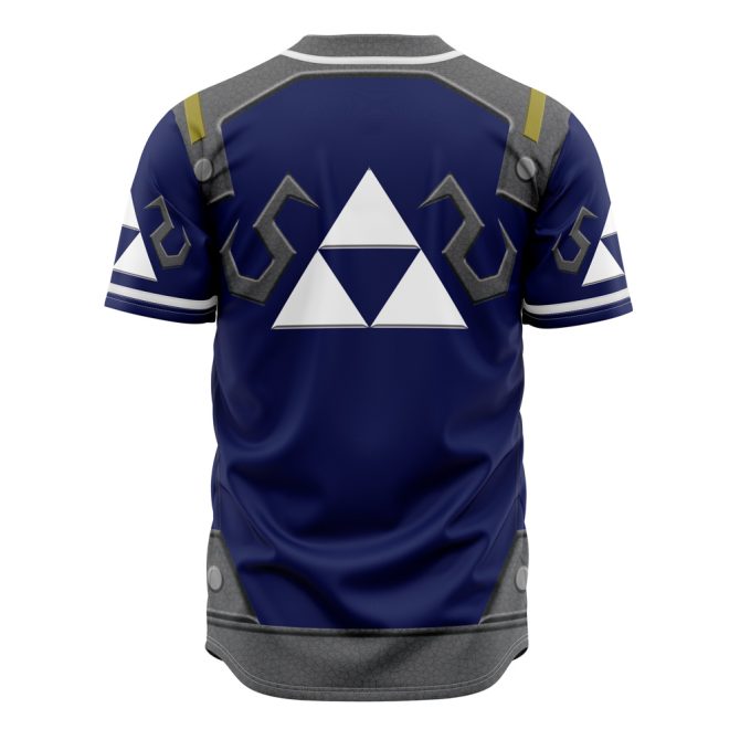 Epic Gamer Baseball Jersey - Blue & Red Design , Unisex Cosplay Shirt For Fans - Image 3
