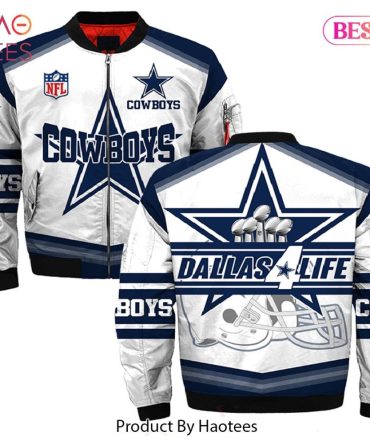 Dallas Cowboys Bomber Jacket - Stylish Nfl Fan Gear For Ultimate Support