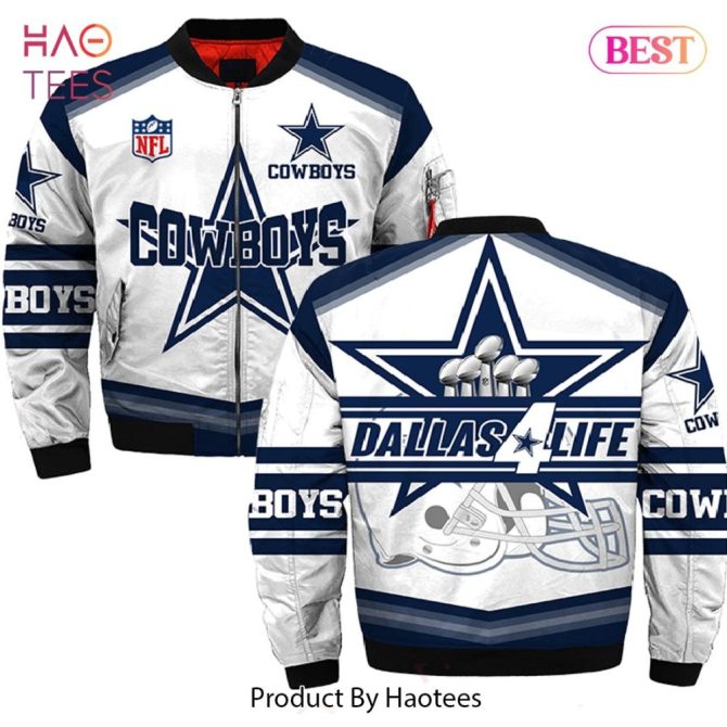 Dallas Cowboys Bomber Jacket - Stylish Nfl Fan Gear For Ultimate Support