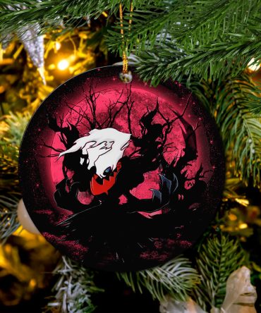 Darkrai Moonlight Ceramic Circle Ornament Perfect Gift For Christmas Holiday