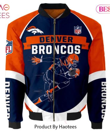 Denver Broncos Nfl Bomber Jacket - Official Team Apparel For Fans , Limited Edition