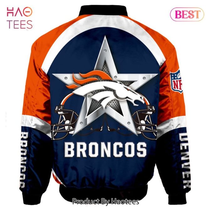 Denver Broncos Nfl Bomber Jacket - Official Team Apparel For Fans , Limited Edition - Image 2