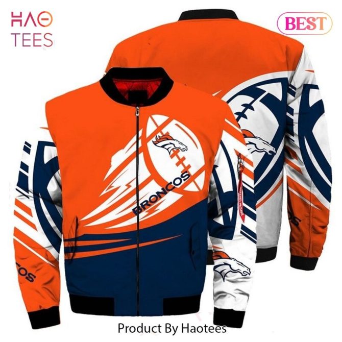 Unisex Broncos Team Bomber Jacket – Stylish Fan Gear By Haotees