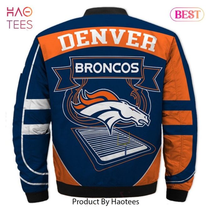 Denver Broncos Nfl Bomber Jacket - Bold Design, Ultimate Fan Gear By Haotees - Image 2