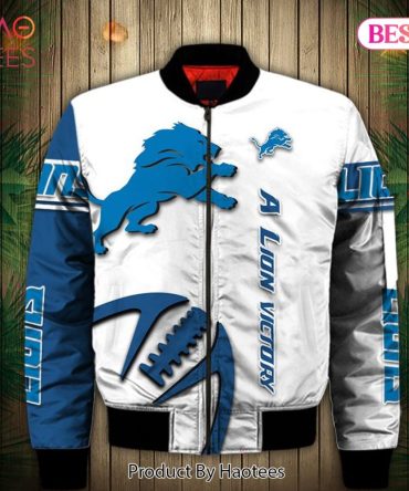 Lion Victory Bomber Jacket - Bold Design For Fans , Limited Edition