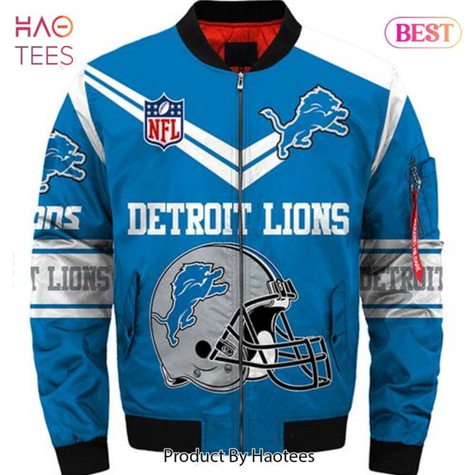 Detroit Lions Nfl Bomber Jacket - Stylish Fan Gear For Game Day Enthusiasts - Image 2