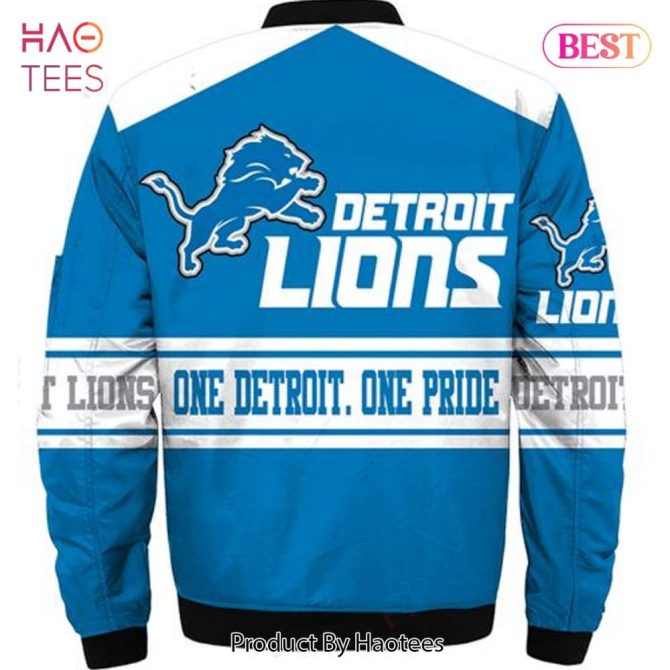 Detroit Lions Nfl Bomber Jacket - Stylish Fan Gear For Game Day Enthusiasts - Image 3