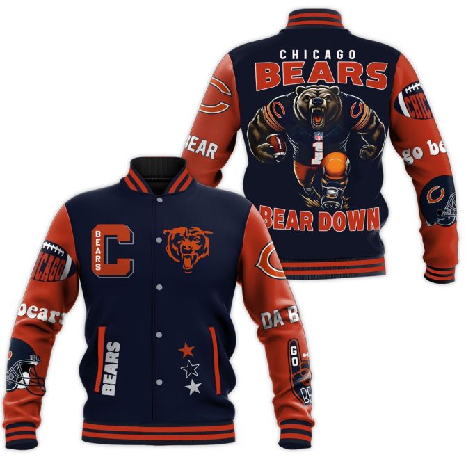 Chicago Bears Varsity Jacket – Bold Team Spirit Apparel For Fans
