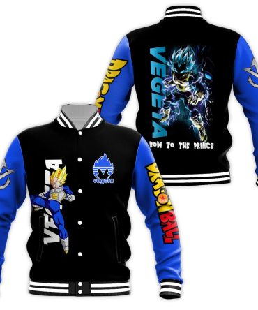 Dragon Ball Z Vegeta Varsity Jacket - Bold Anime Design For Fans