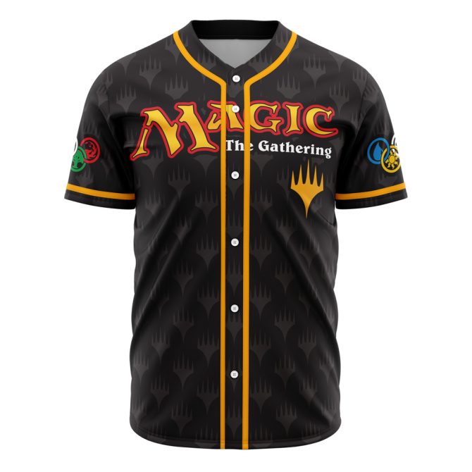 Magic The Gathering Baseball Jersey - Stylish Fan Apparel For Mtg Enthusiasts