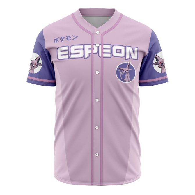 Limited Edition Espeon Baseball Jersey - Stylish Pokémon Fan Apparel