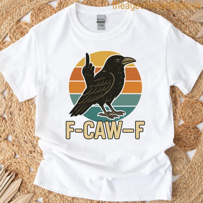 F-Caw-F Rude Crow Vintage Attitude T-Shirt