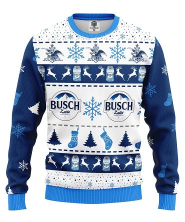Cozy Up In Style: Busch Latte Ugly Christmas Sweater – Perfect Holiday Gift!