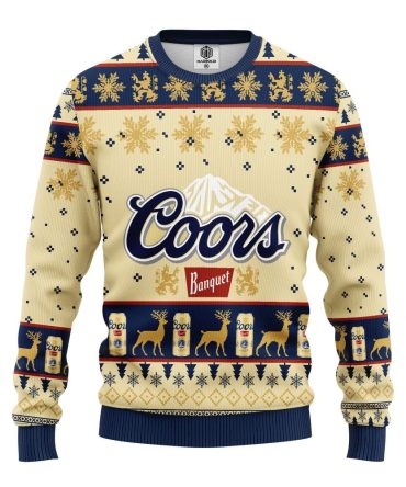 Coors Banquet Holiday Sweater – Festive Winter Knit With Unique Beer Design