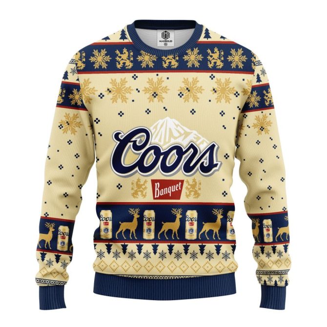 Coors Banquet Holiday Sweater – Festive Winter Knit With Unique Beer Design
