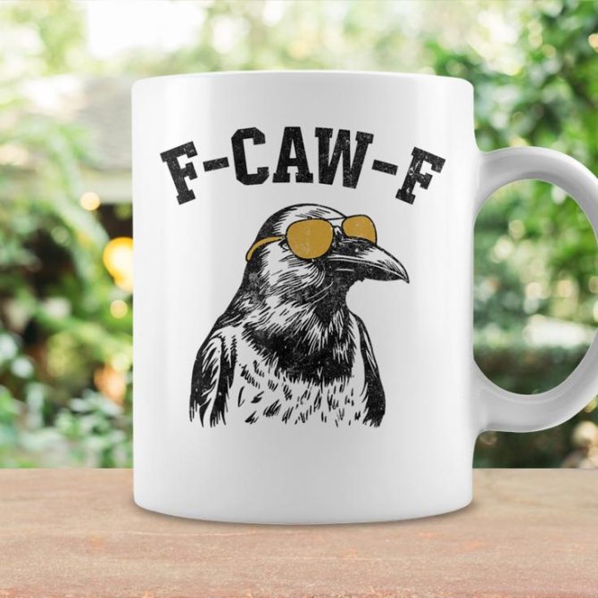 F-Caw-F Crow Coffee Mug