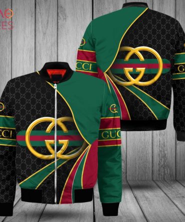 The Best Gucci Luxury Brand Black Green Red Bomber Jacket Limited Edition