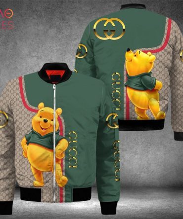 Best Gucci Luxury Brand Winnie The Pooh Bomber Jacket Pod Design