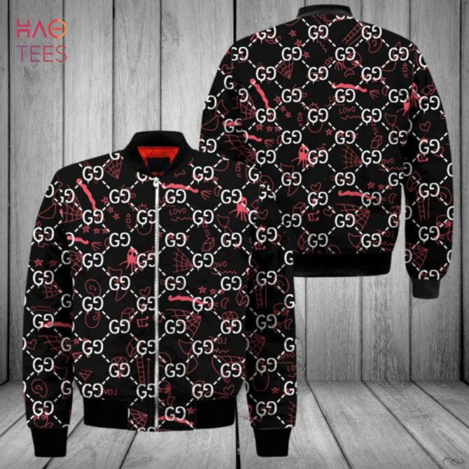 Stylish Black Graphic Bomber Jacket - Trendy All-Season Streetwear For Men & Women - Image 2