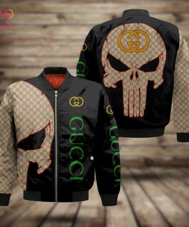 The Best Gucci Luxury Brand Skull 3D Design Bomber Jacket Limited Edition