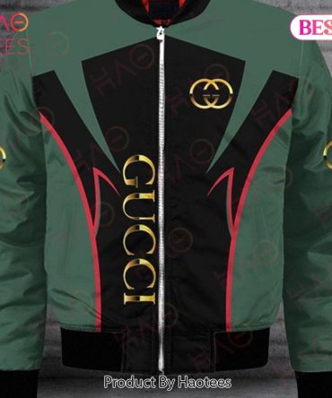 Stylish Green & Black Bomber Jacket - Trendy Streetwear Outerwear For Men