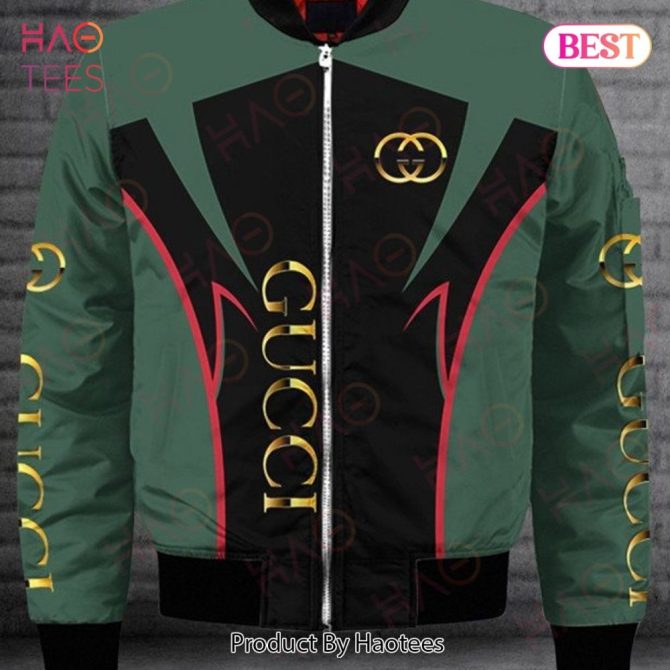 Stylish Green & Black Bomber Jacket - Trendy Streetwear Outerwear For Men