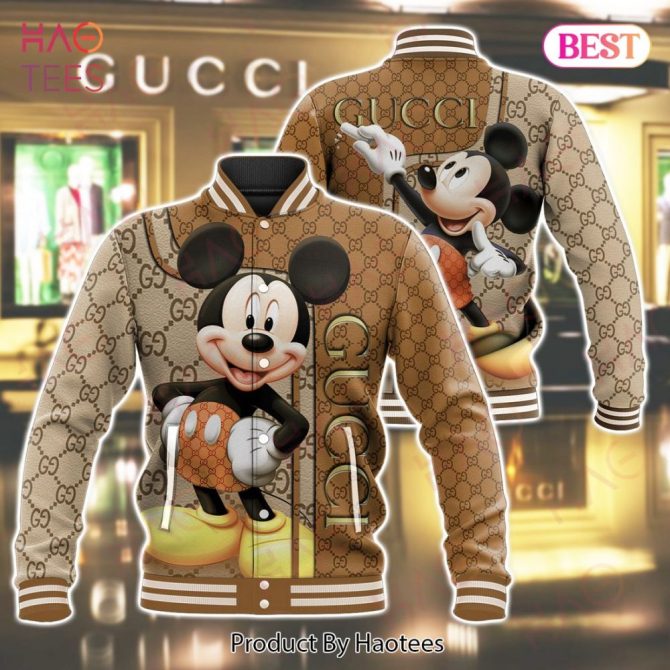 Mickey Mouse Inspired Designer Jacket - Stylish Cartoon Print Bomber For Men & Women