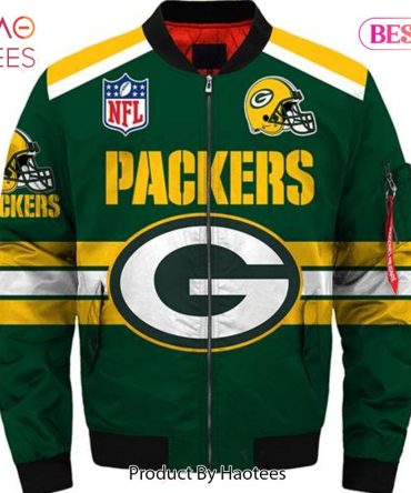 Green Bay Packers Bomber Jacket - Unisex Nfl Team Apparel For Fans - Shop Now!