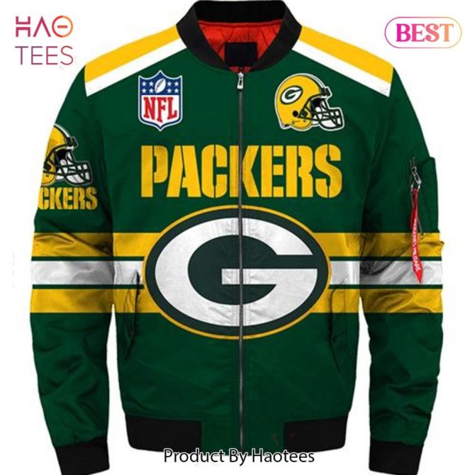 Green Bay Packers Bomber Jacket - Unisex Nfl Team Apparel For Fans - Shop Now!