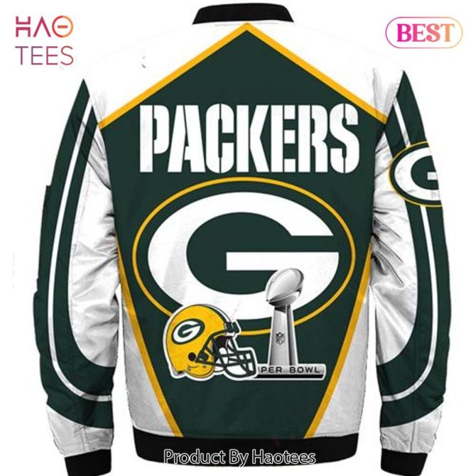 Green Bay Packers Super Bowl Champions Bomber Jacket - Stylish Nfl Fan Gear - Image 3